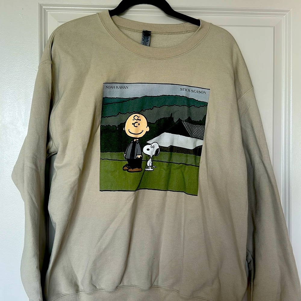 Noah Kahan Snoopy Stick Season Crew Neck
